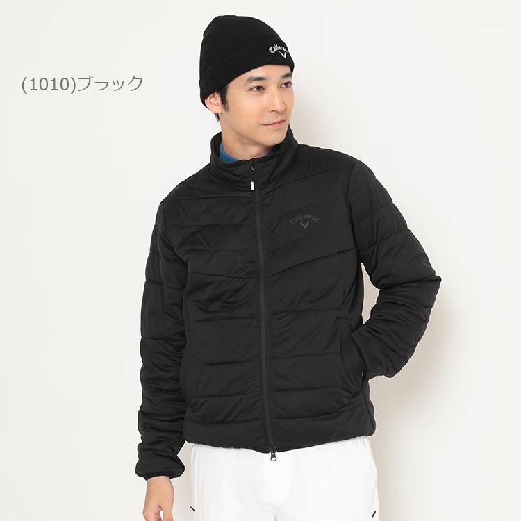 キャロウェイ　L スターストレッチ　ブルゾン　中綿ジャケット　ブラック系 Callaway（キャロウェイ） スターストレッチ中綿ブルゾン メンズ 2025
