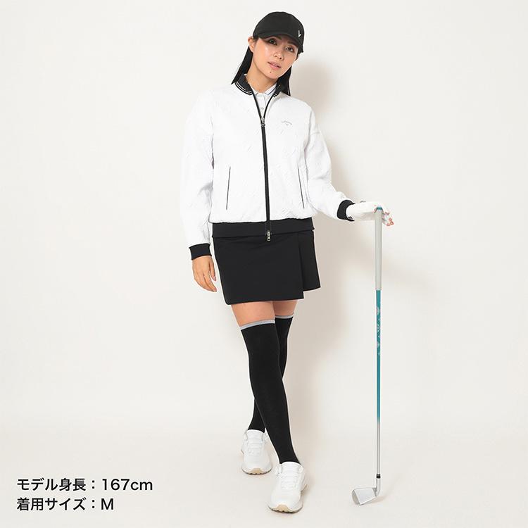 キャロウェイ フラワージャカード フルジップスウェット レディース 2025秋冬 ゴルフウェア C25217203_2