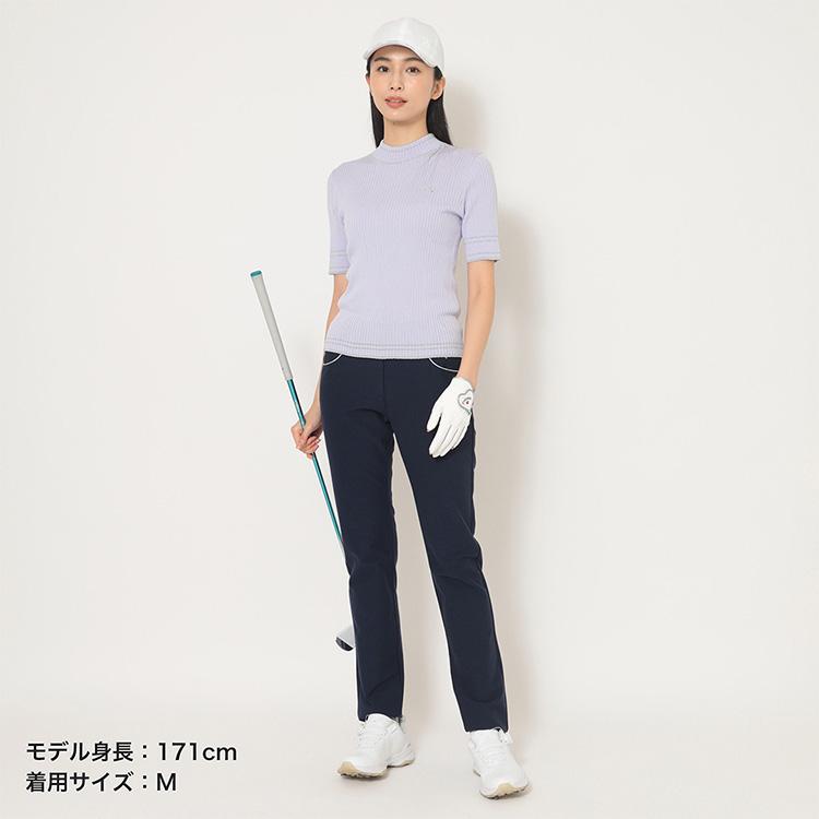 キャロウェイC25226200 レディースパンツ グレー Ｌサイズ Callaway（キャロウェイ） 8WAYストレッチピケパンツ レディース 2025