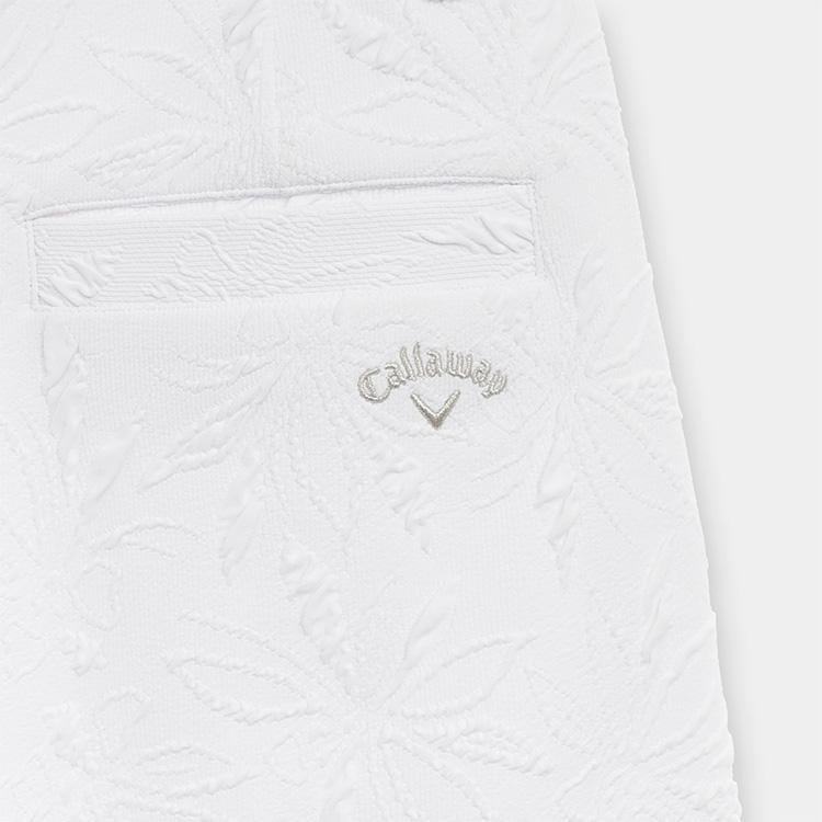 Callaway（キャロウェイ） フラワージャカード裾 プリーツスカート