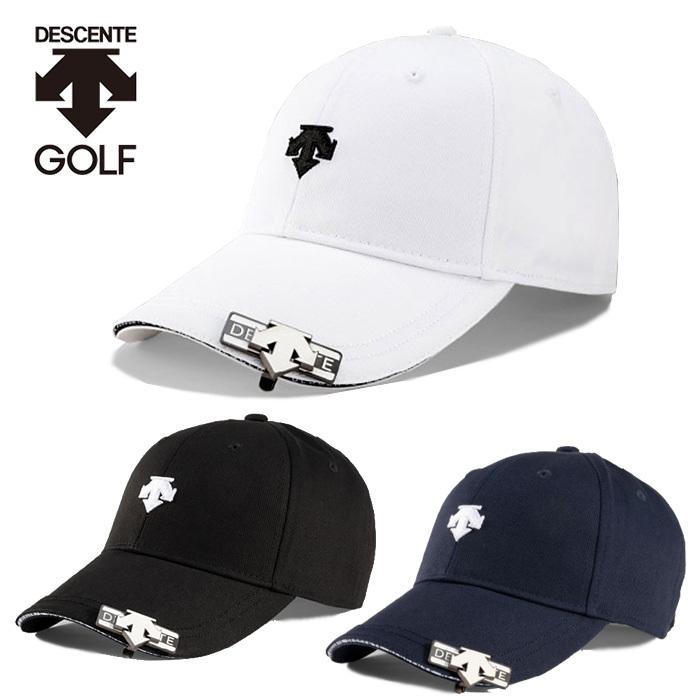 デサントゴルフ マーカー付き ゴルフキャップ 22春夏 メンズ 品質が完璧 Dgbtjc01w