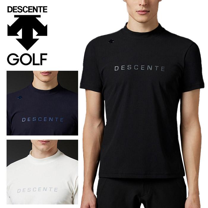デサントゴルフ トリコットメッシュモックネックシャツ メンズ 2023春