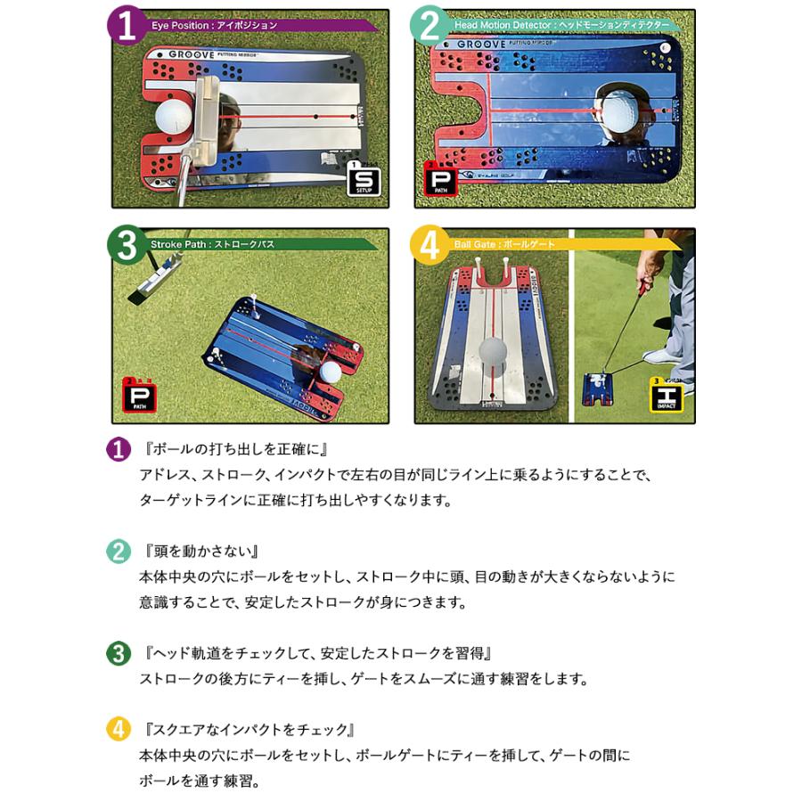 アイライン ゴルフ グルーヴ パティング ミラー ELG-GM18 EYELINE GOLF