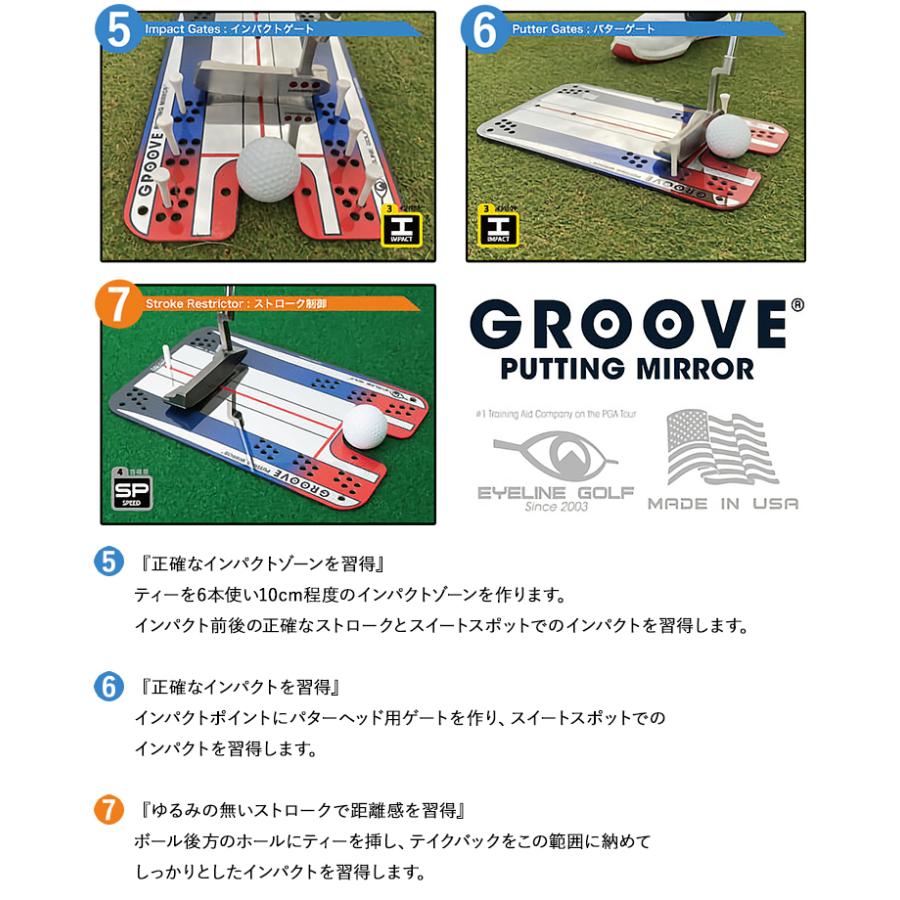 アイライン ゴルフ グルーヴ パティング ミラー ELG-GM18 EYELINE GOLF