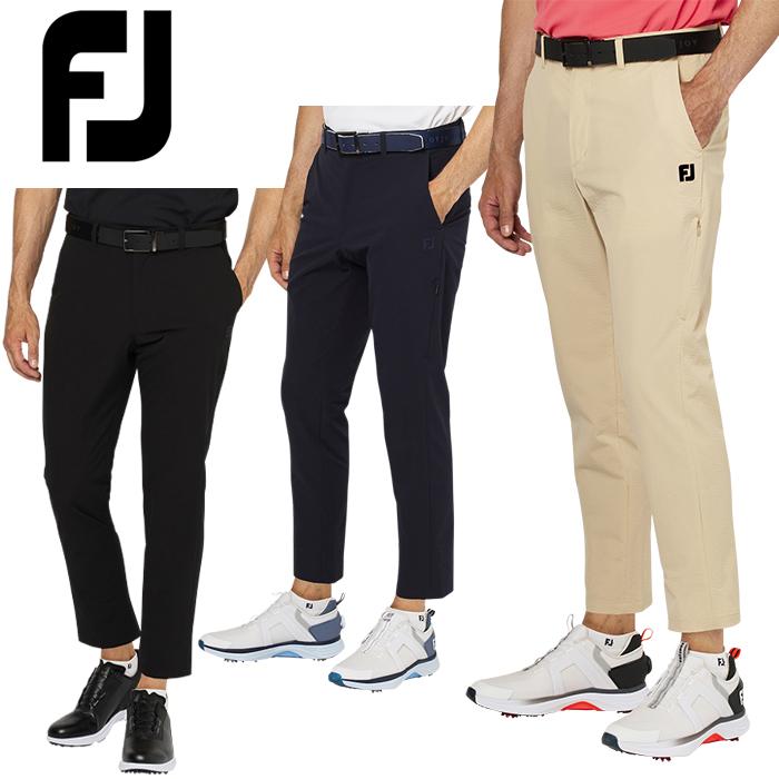 フットジョイ FOOTJOY メンズ アンクルパンツ シアサッカー 2025春夏 FootJoy フットジョイ ゴルフ シアサッカーアンクル ロング