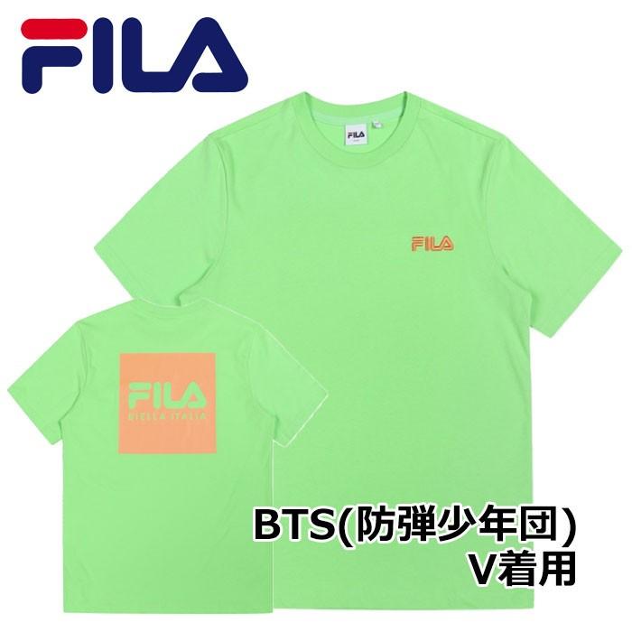 メール便対応 Fila Bts フィラ Tシャツ V着用モデル 半袖 クルーネック Fm9357 メンズ レディース 年春夏 ジーゾーン ゴルフ Paypayモール店 通販 Paypayモール