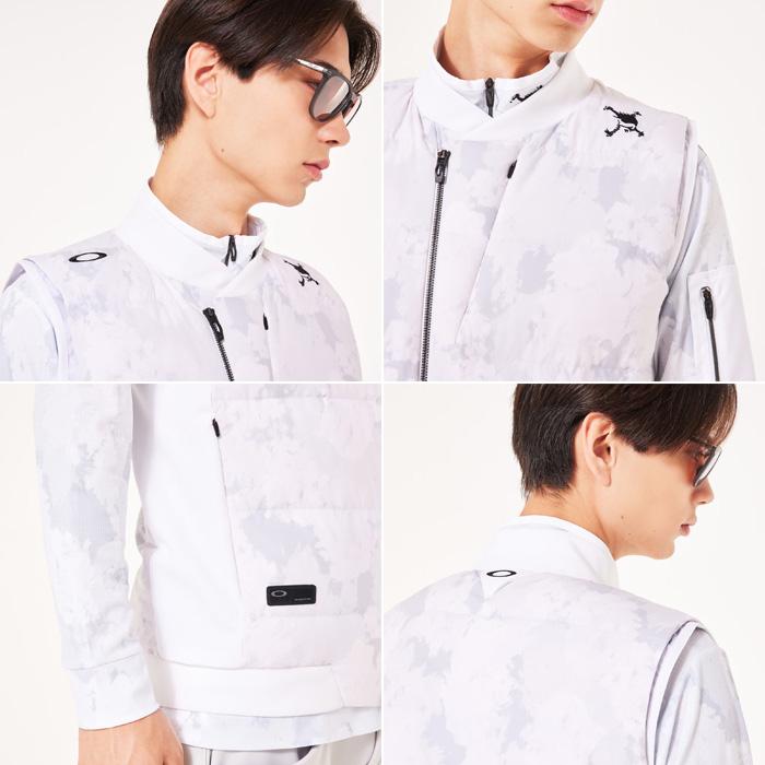 OAKLEY オークリー ゴルフ SKULL DIAGONAL DOWN VEST ダウン