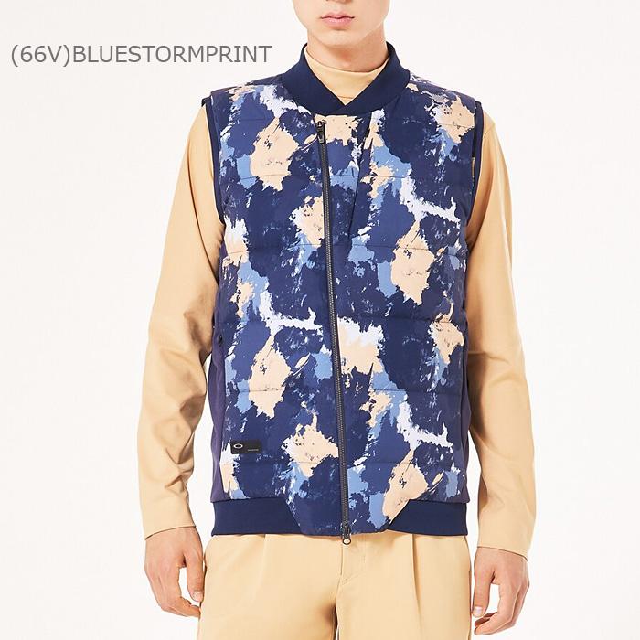 OAKLEY オークリー ゴルフ SKULL DIAGONAL DOWN VEST ダウン