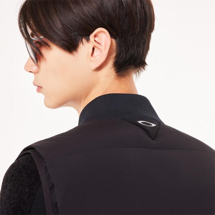 OAKLEY ダウンベスト M ゴルフ ウェア ストレッチ 黒 オークリー OAKLEY オークリー ゴルフ 2WAY ジャケット ＆ ダウンベスト