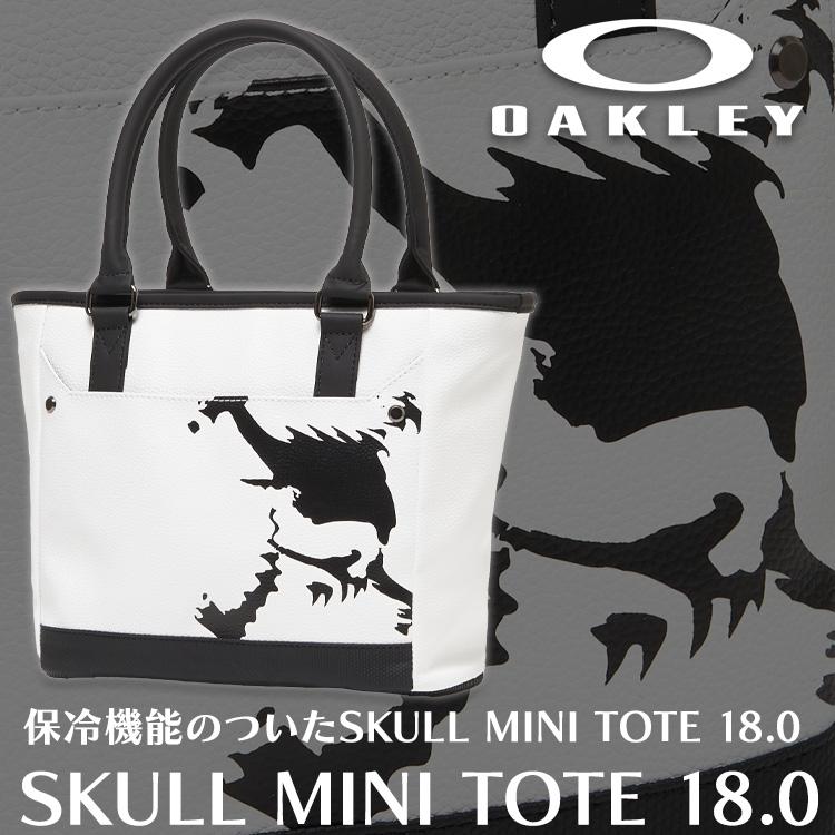新品 オークリー SKULL MINI TOTE 18.0 ラウンドバッグ WH OAKLEY オークリー ゴルフ ミニ トートバッグ SKULL MINI TOTE