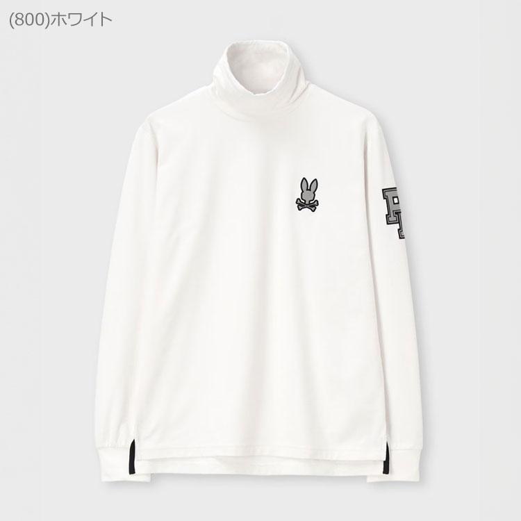 Psycho Bunny（サイコバニー） アウトラインロゴ タートルネックロング