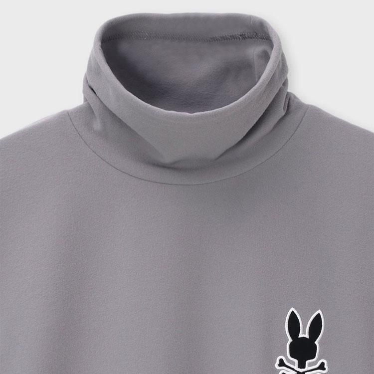 Psycho Bunny（サイコバニー） アウトラインロゴ タートルネックロング