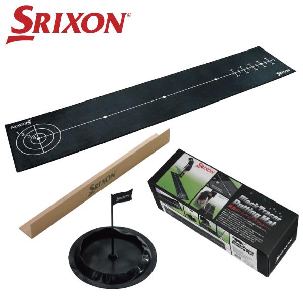 スリクソン ◆セール特価品◆ ゴルフ ブラック トラッカー パッティングマット パター練習器 タイムセール GGF-00528