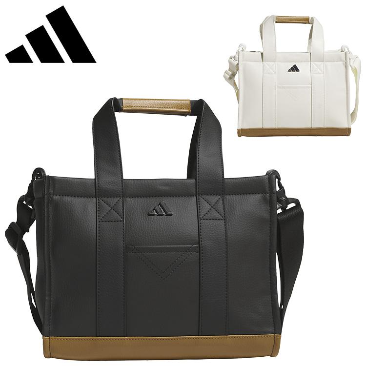 アディダス ゴルフバッグ ブラウン ADIDAS GOLF アディダスゴルフ 合成皮革 ラウンドトートバッグ