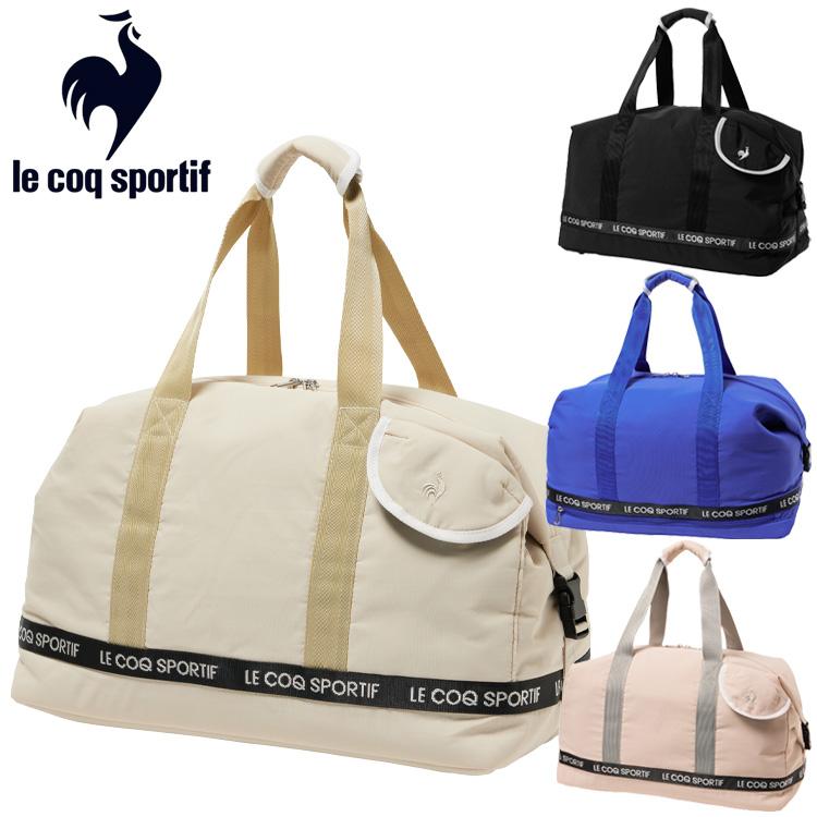 ルコックゴルフ フラップポケットデザイン ボストンバッグ 背面シューズポケット付き LG5FBB01L 2025モデル 日本正規品 le coq sportif GOLF（ルコックスポルティフ ゴルフ） ルコックゴルフ