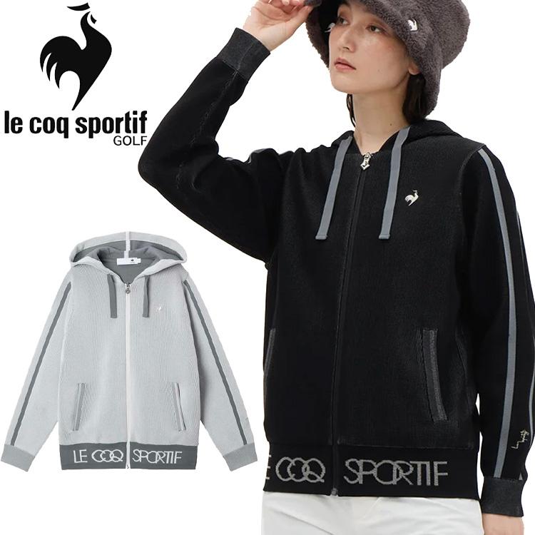 ルコックゴルフ フルジップフーディーセーター レディース 2025秋冬 ゴルフウェア LG5FST30L le coq sportif GOLF（ルコックスポルティフ ゴルフ） ルコックゴルフ