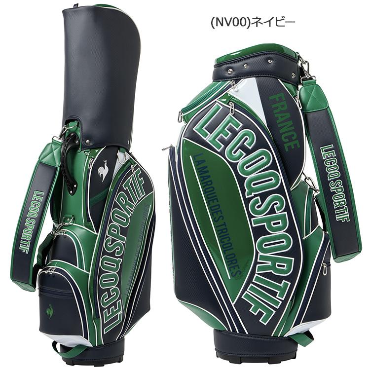 【美品】ルコックゴルフ大口径9.5型キャディバッグ　2023年モデル le coq sportif GOLF（ルコックスポルティフ ゴルフ） ルコック