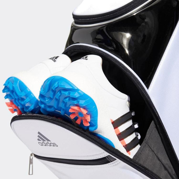 アディダス ゴルフ 軽量 マストハブ キャディバッグ MBF64 サンマウンテン 継続定番商品 キャディバッグ 軽量 (9.0型・4分割・スタンド式) / ゴルフ / 267-3980201 030_ホワイ I1016679778(10120円)