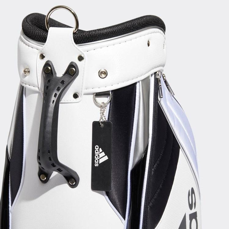 アディダス ゴルフ 軽量 マストハブ キャディバッグ MBF64 サンマウンテン 継続定番商品 キャディバッグ 軽量 (9.0型・4分割・スタンド式) / ゴルフ / 267-3980201 030_ホワイ I1016679778(10120円)