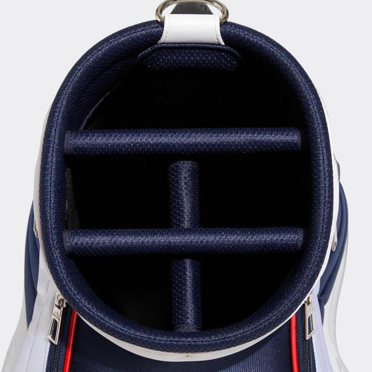 アディダス ゴルフ 軽量 マストハブ キャディバッグ MBF64 サンマウンテン 継続定番商品 キャディバッグ 軽量 (9.0型・4分割・スタンド式) / ゴルフ / 267-3980201 030_ホワイ I1016679778(10120円)