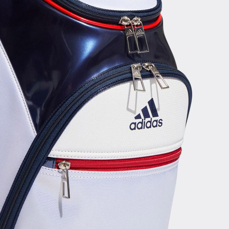 アディダス ゴルフ 軽量 マストハブ キャディバッグ MBF64 サンマウンテン 継続定番商品 キャディバッグ 軽量 (9.0型・4分割・スタンド式) / ゴルフ / 267-3980201 030_ホワイ I1016679778(10120円)