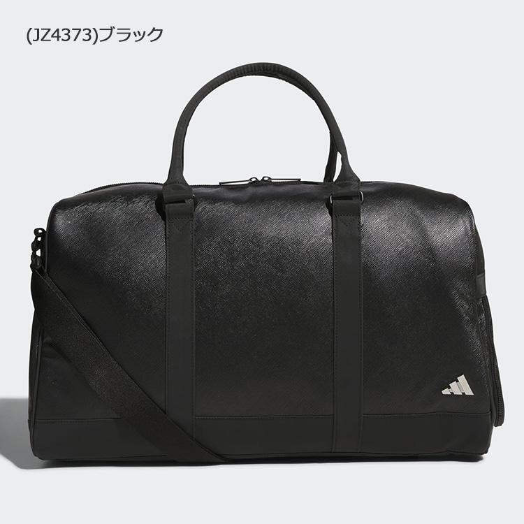 ADIDAS GOLF アディダスゴルフ 合成皮革 メタルロゴ ボストンバッグ 
