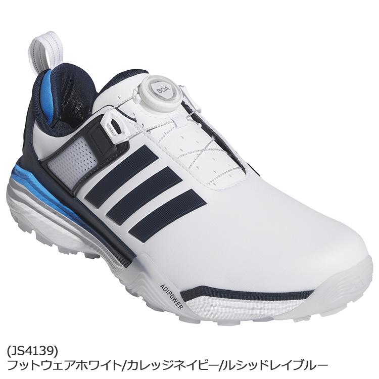 新品NEWアディダスアディパワー26SLボアOOM30スパイクレスブルー25.5 ADIDAS GOLF アディダスゴルフ アディパワー 26 SL ボア メンズ