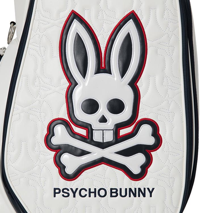 サイコバニー 　　キャディバッグ 【9型】 　ブラック　　pbmg6bc2 Psycho Bunny（サイコバニー） サイコバニーゴルフ SEASONAL EDITION