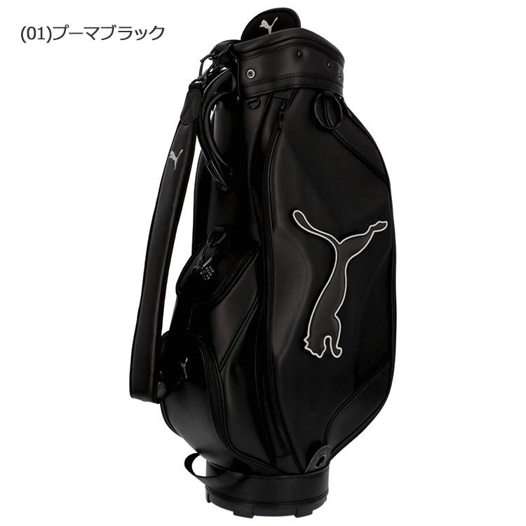 Puma ゴルフバッグ ブラック/ピンク PUMA プーマ ゴルフ PU ツアーライク メタルキャット 9.0型