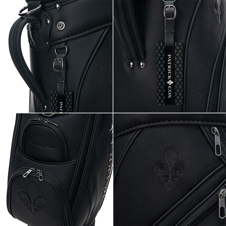 PATRICK COX ブラック ゴルフバッグ PATRICK COX ブラック ゴルフバッグ