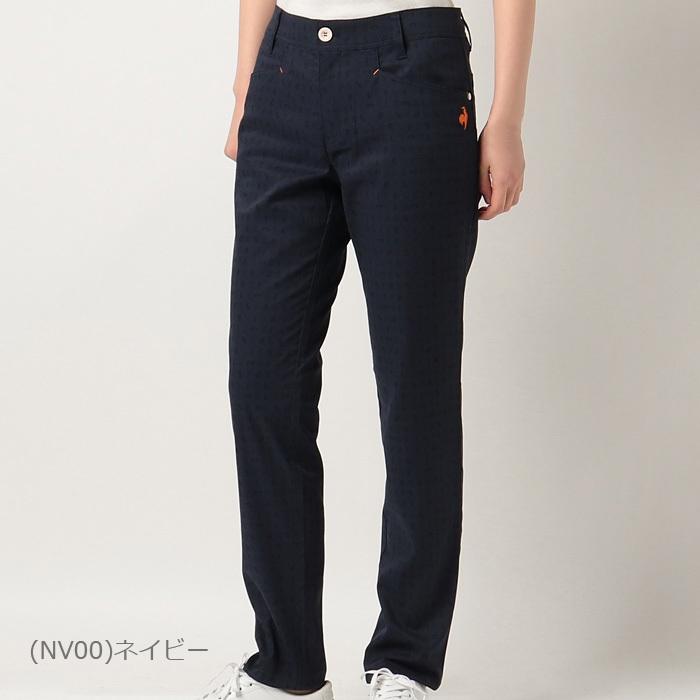 値下げ ルコックゴルフ ロゴグラフィックロングパンツ レディース 22春夏 ゴルフウェア Qgwtjd02 Cisama Sc Gov Br