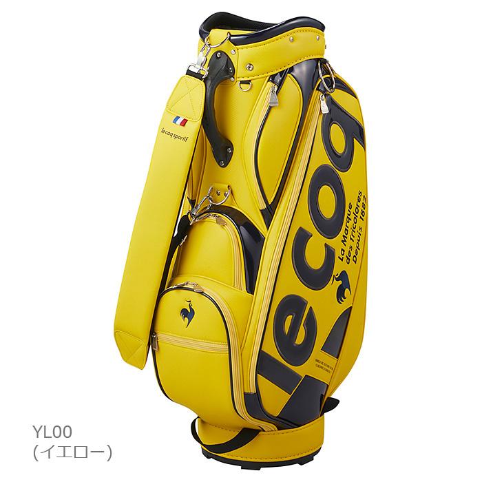 ルコックゴルフ 大口径 キャディバッグ 9.5型 グラフィックデザイン 2023秋冬モデル QQBWJJ04 