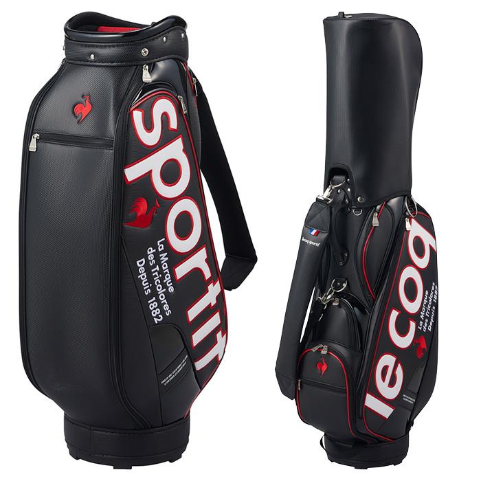 ルコックゴルフ 大口径 キャディバッグ 9.5型 グラフィックデザイン 2023秋冬モデル QQBWJJ04 