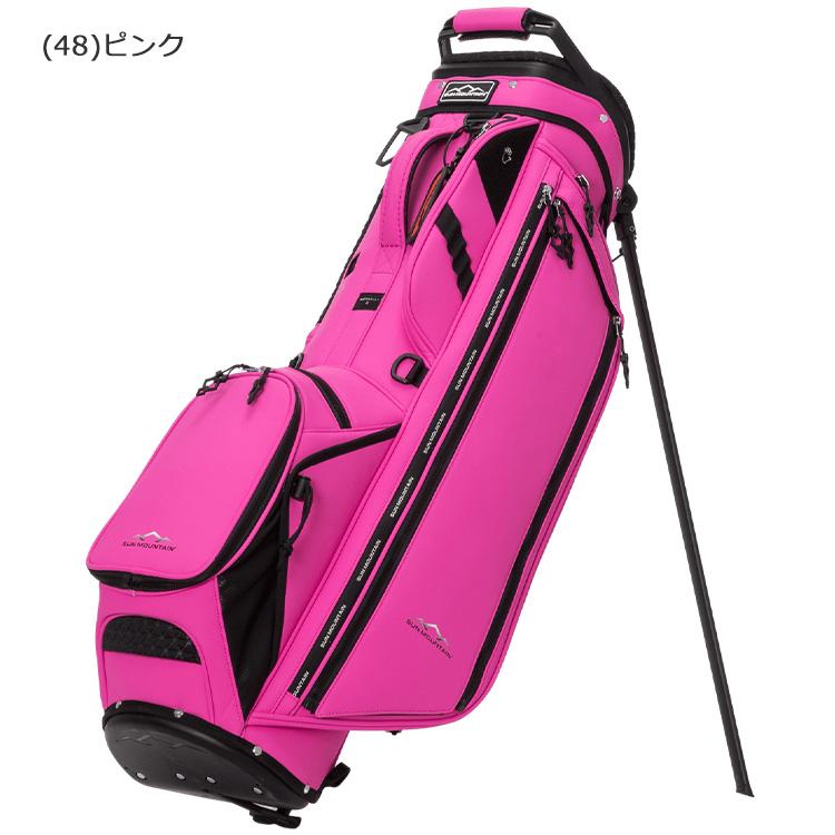【新品タグ付・完売品】muta MARINE キャディバッグ スタンド型 ピンク SUN MOUNTAIN（サンマウンテン） MATCHPLAY JC スタンド キャディ