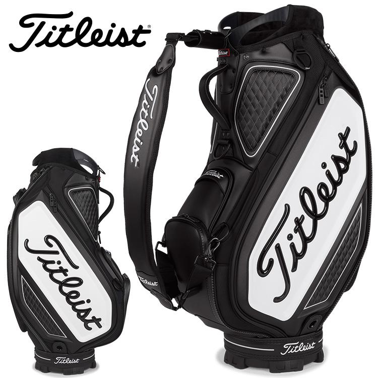 タイトリスト エナメル キャディバッグ ゴルフバッグ 9.5型 カート式 Titleist（タイトリスト） ゴルフ ツアー キャディバッグ 9.5型