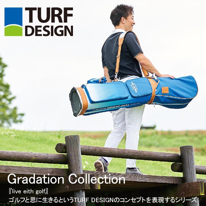 TURF DESIGN ターフデザイン グラデーション キャディバッグ 9.5型