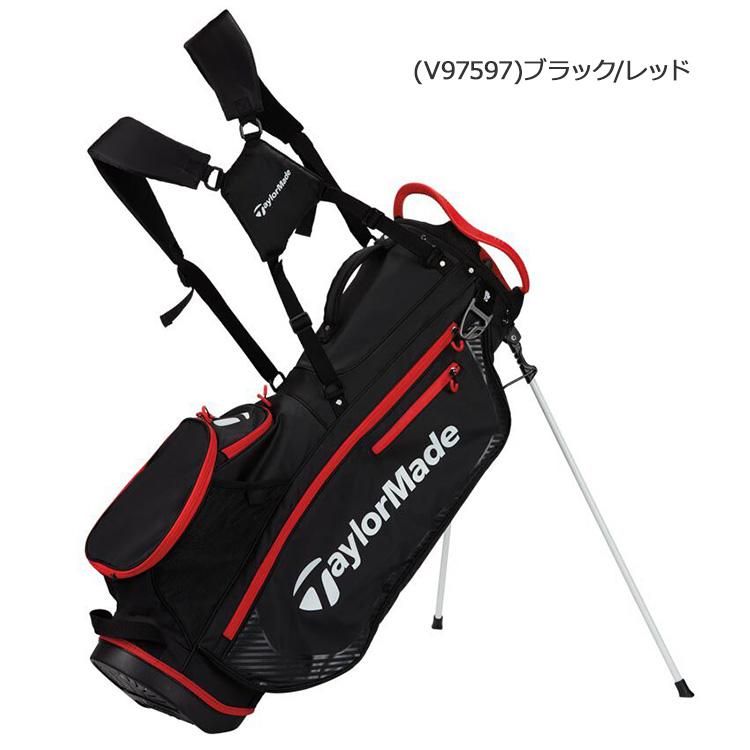 TaylorMade TF531 ゴルフバッグ ブラック/レッド　新品 TaylorMade（テーラーメイド） ゴルフ プロ スタンドバッグ キャディ