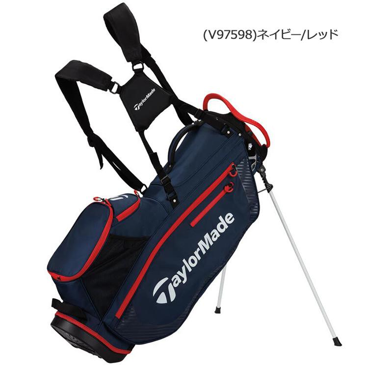 値下げ❕【超美品】TaylorMade テイラーメイド スタンド式キャディバッグ TaylorMade（テーラーメイド） ゴルフ プロ スタンドバッグ キャディ