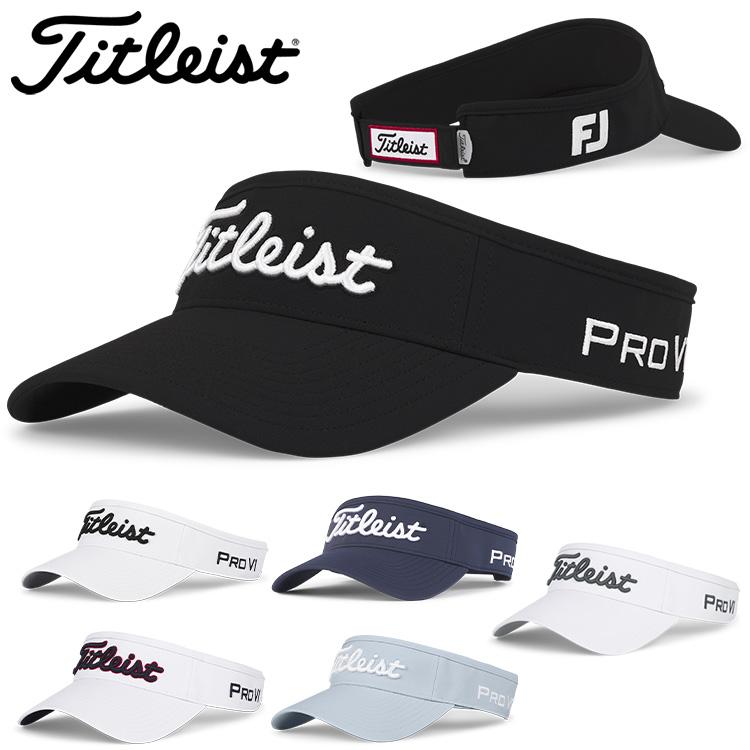 【美品】タイトリストバイザー Titleist（タイトリスト） ツアーパフォーマンス バイザー メンズ
