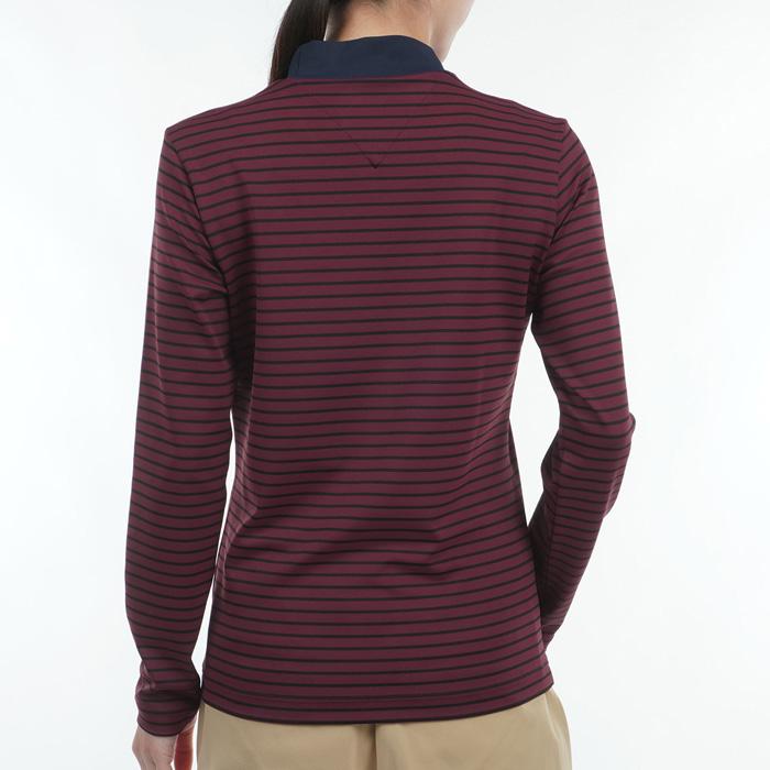 トミーヒルフィガー ゴルフ レディース モックネック 長袖シャツ   GOLF THLA461 2024年秋冬モデル TOMMY HILFIGER GOLF（トミー ヒルフィガー ゴルフ） モックネック