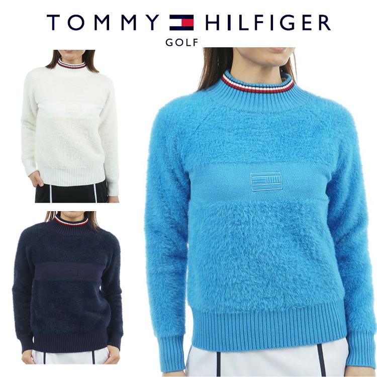 トミーヒルフィガーゴルフ シャギー ハイネックニット レディース 2025秋冬 ゴルフウェア THLA572 TOMMY HILFIGER（トミー・ヒルフィガー） トミーヒルフィガーゴルフ
