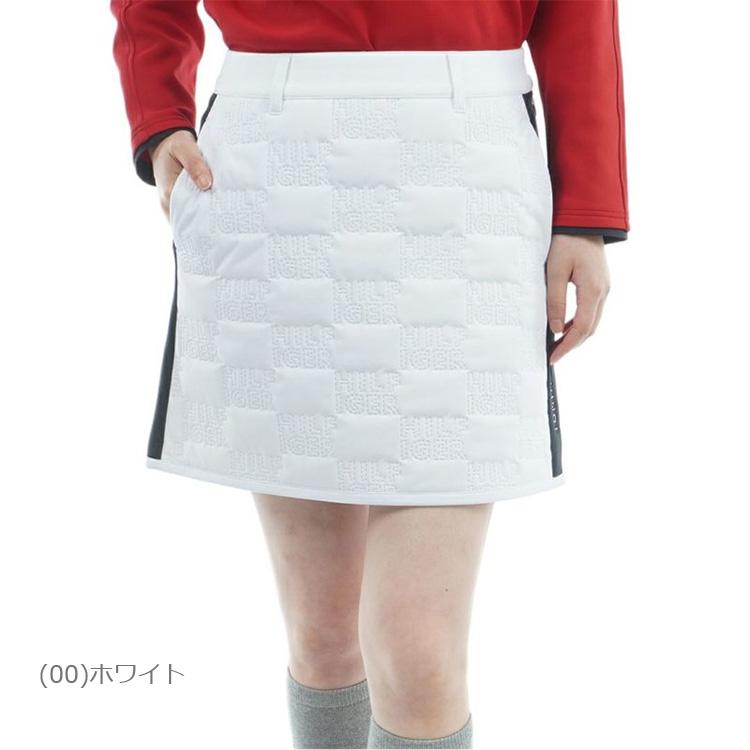 トミーヒルフィガーゴルフ ロゴキルト パテッドスカート レディース 2025秋冬 ゴルフウェア THLA588 TOMMY HILFIGER（トミー・ヒルフィガー） トミーヒルフィガーゴルフ