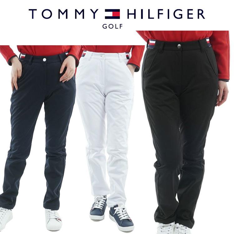 トミーヒルフィガーゴルフ ウィンドプルーフ ロングパンツ レディース 2025秋冬 ゴルフウェア THLA589 TOMMY HILFIGER（トミー・ヒルフィガー） トミーヒルフィガーゴルフ