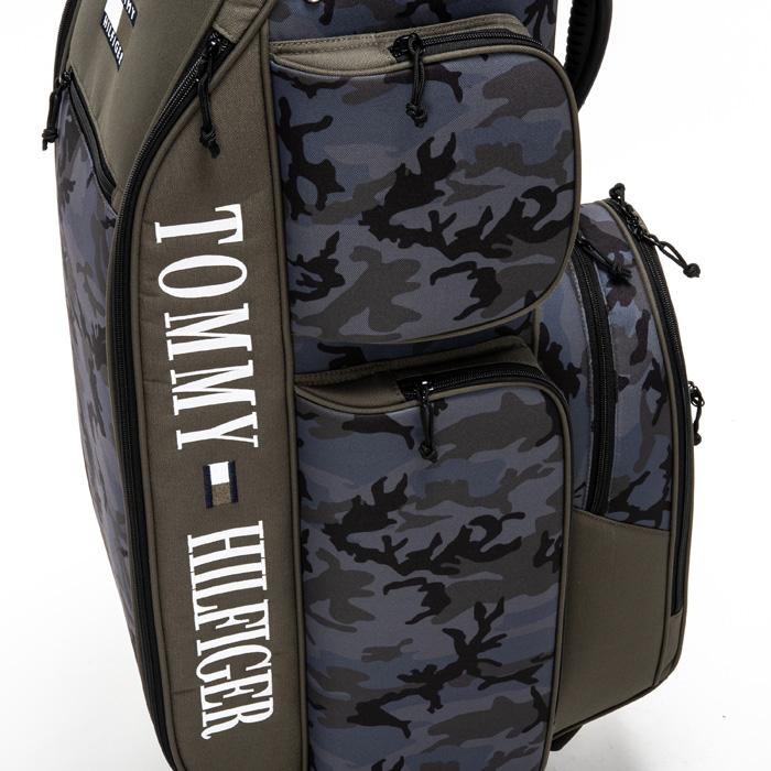 トミーヒルフィガー キャディバッグ ミリタリー THMG3FC6 TOMMY HILFIGER GOLF トミー ヒルフィガー ゴルフ 9.0型