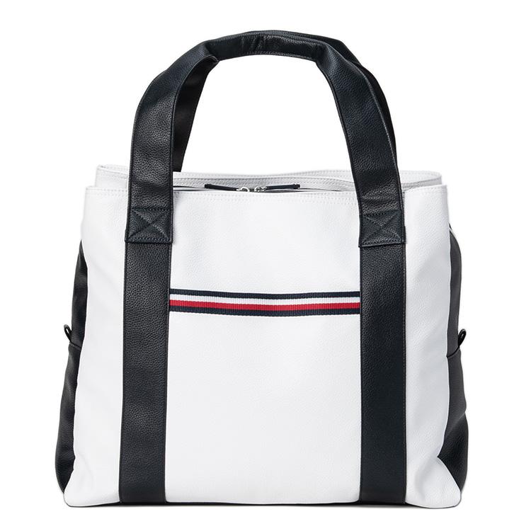 新品 トミーヒルフィガー 刺繍ロゴ トートバッグ ブラック ゴルフにも TOMMY HILFIGER GOLF トミーヒルフィガー ゴルフ トートバッグ