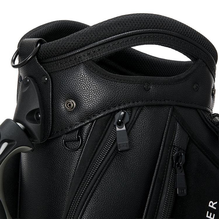 トミーヒルフィガー ゴルフ キャディバッグ 9型【ブラック】新品！ TOMMY HILFIGER（トミー・ヒルフィガー） トミーヒルフィガーゴルフ