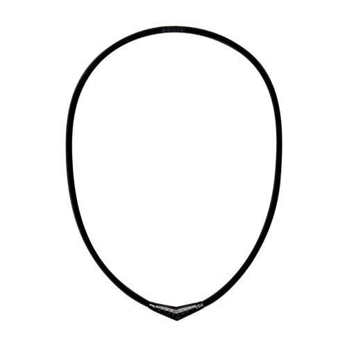 バンデル ネックレス Titanium Rubber Necklace Black×Black｜g-zone｜03