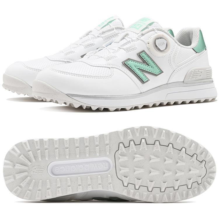 現行モデル　美品　ニューバランス　 574 ゴルフ　シューズ　レディース New Balance Golf（ニューバランスゴルフ） 574 v4 SL ボア スパイク