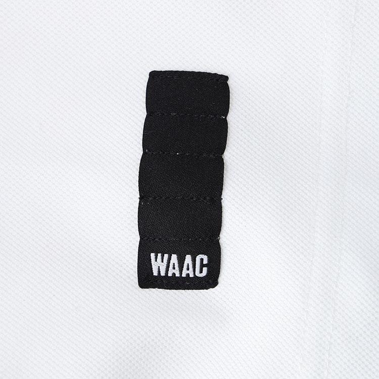 WAAC ワック バックロゴ ピケ モックネックシャツ メンズ 2026春夏