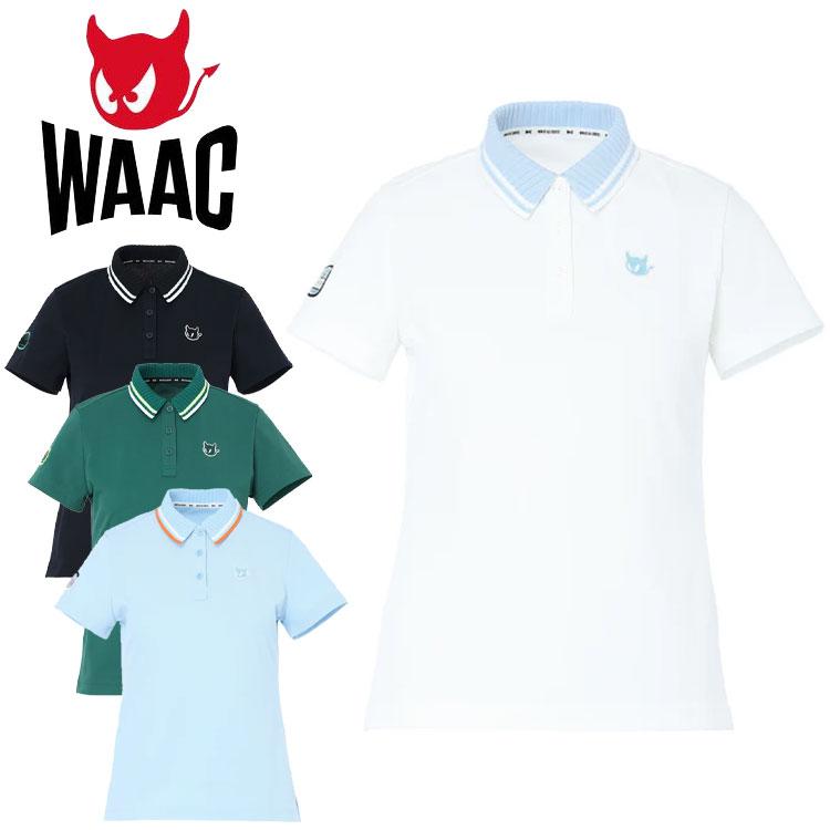 WAAC ワック ベーシックピケポロシャツ レディース 2026春夏 ゴルフ
